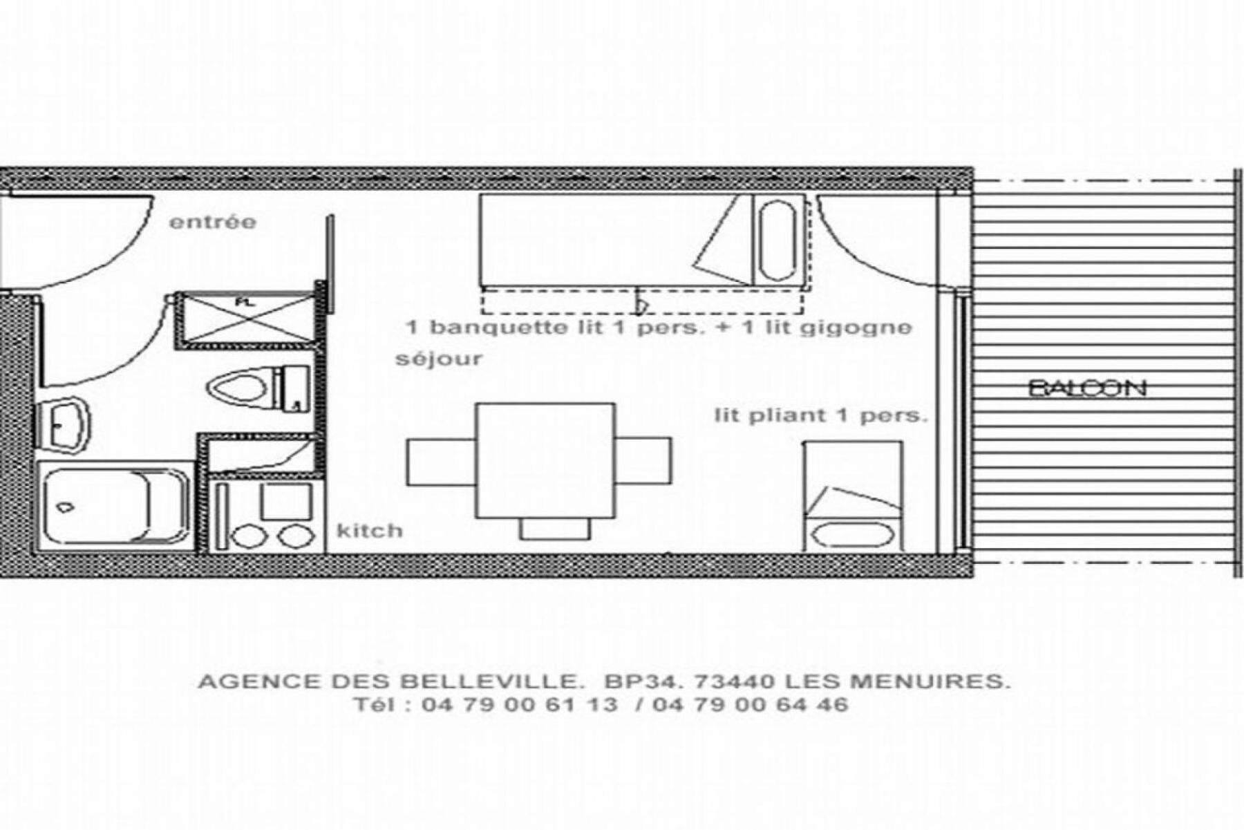 Residence Dorons - Studio Lumineux - Centre Station - Balcon Mae-3414 Saint-Martin-de-Belleville Buitenkant foto